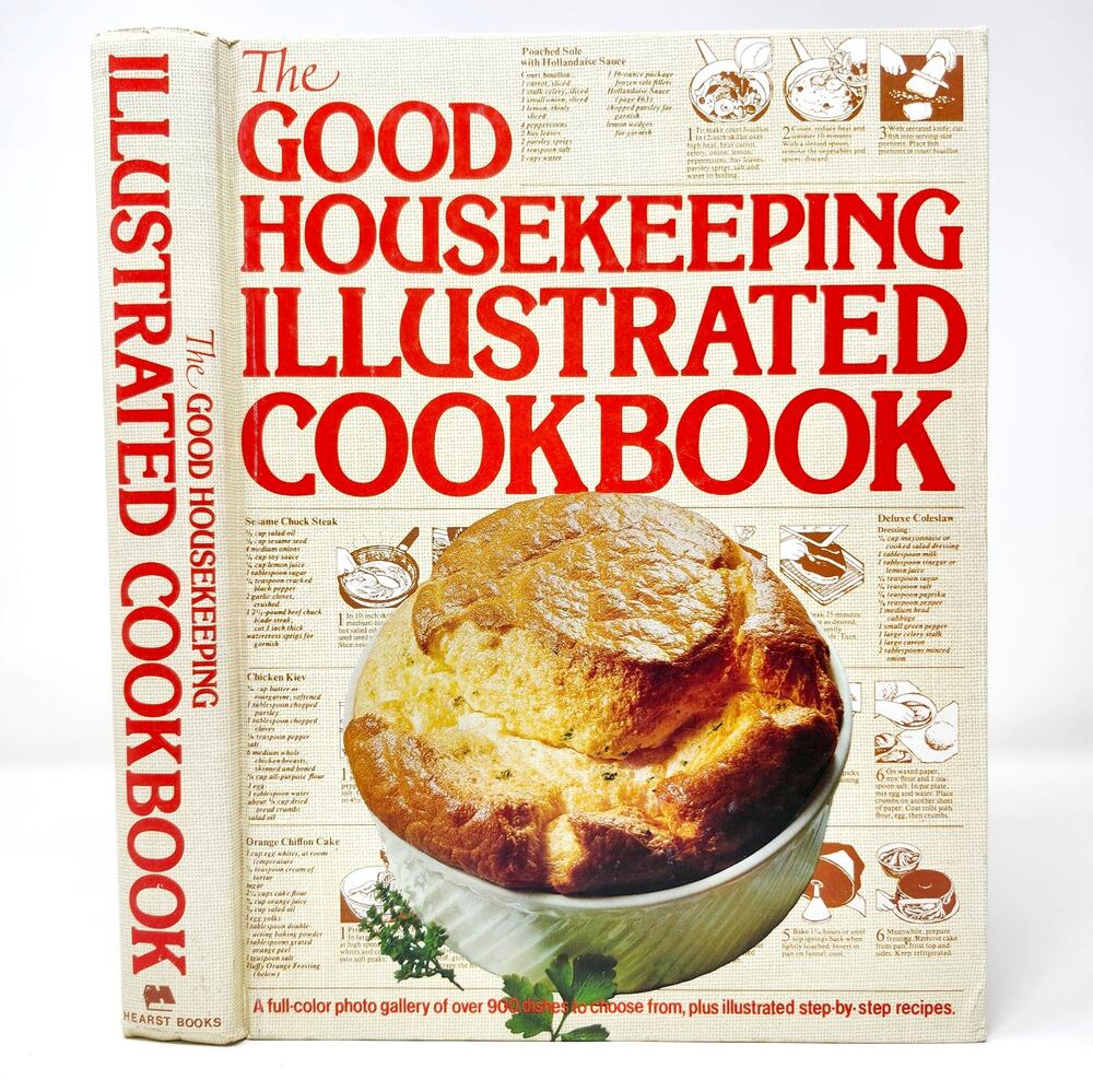 Good Housekeeping Illustrated Cook Book 1980 Vintage Kitsch